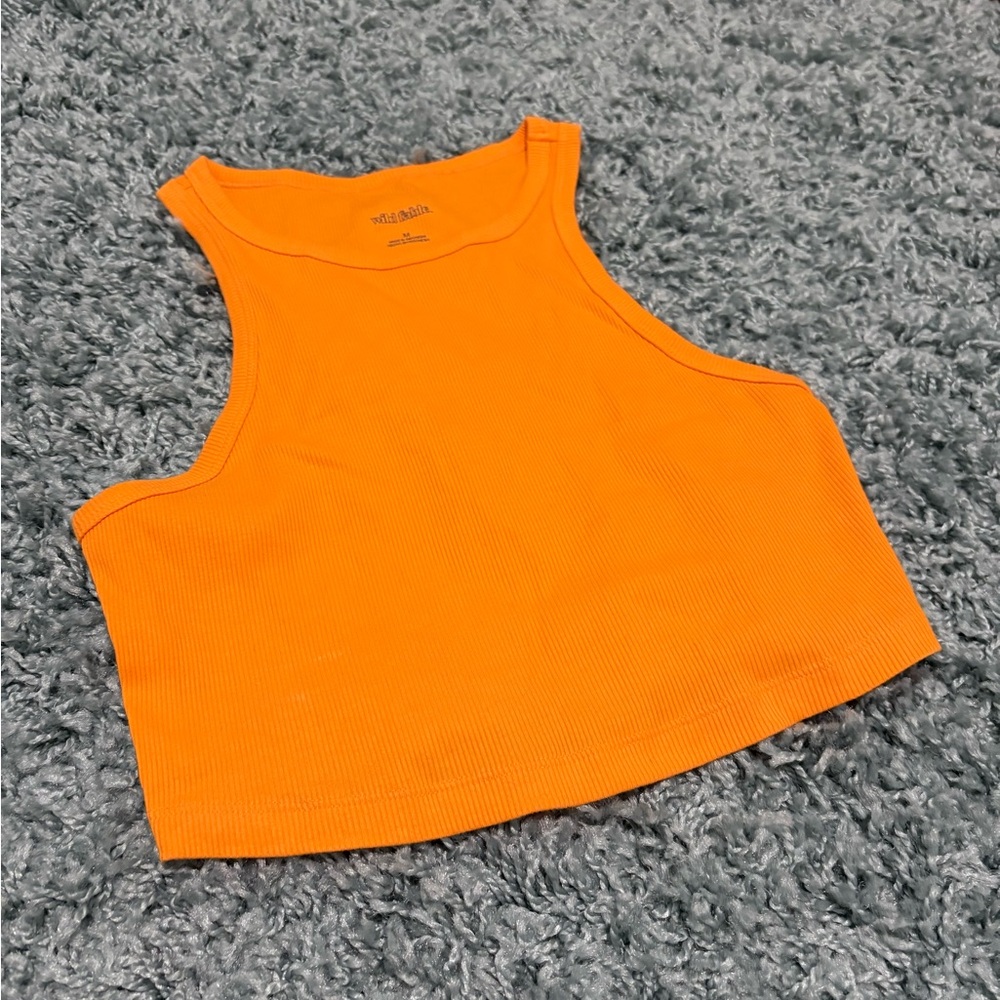 Wild Fable Vibrant Orange Crop Top